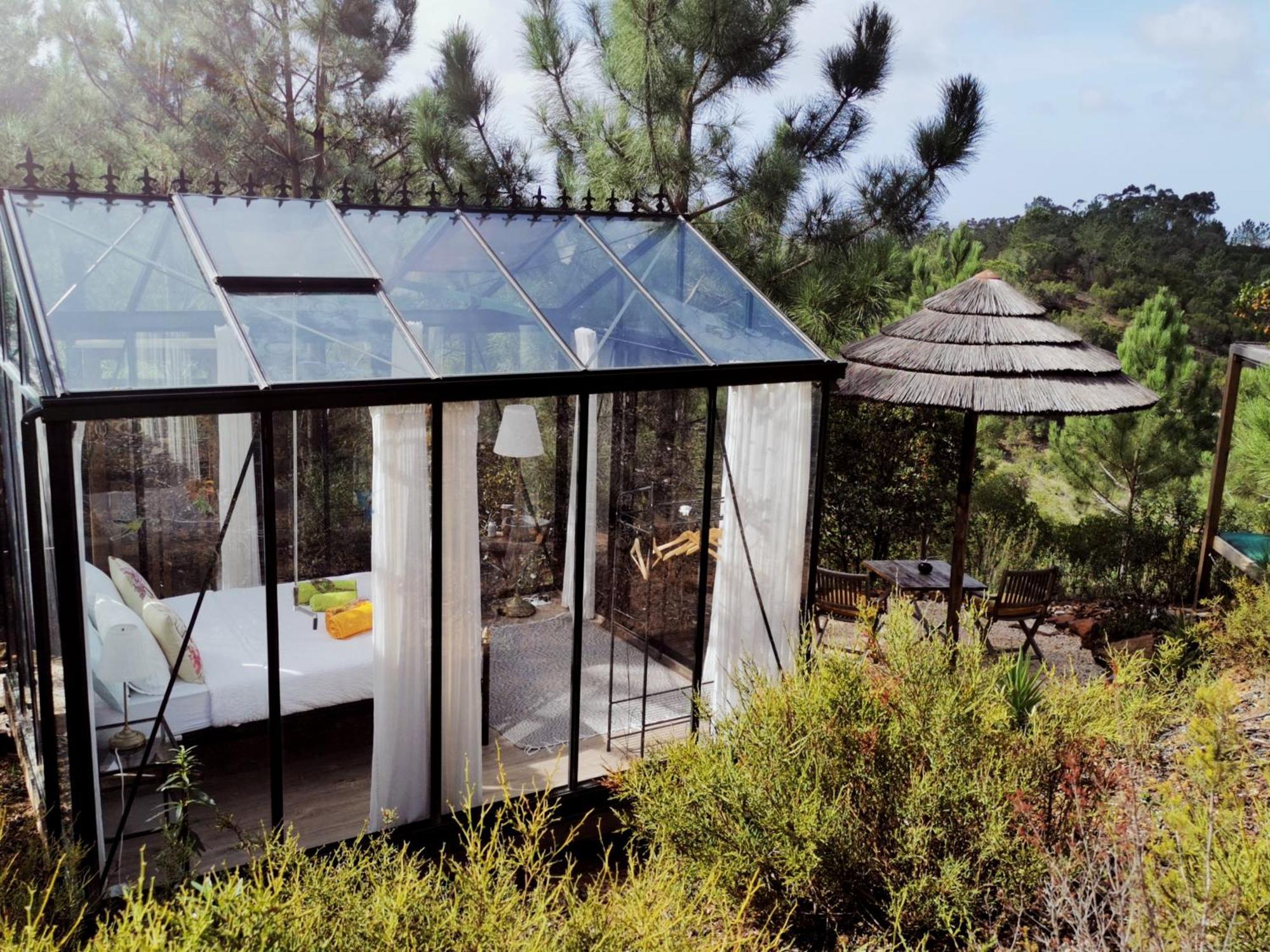 Romantic Skyview Glasshouses Rogil Dış mekan fotoğraf
